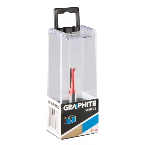 GRAPHITE Felsőmaró kés, nútmaró 6 x 19mm, 8mm 56H202