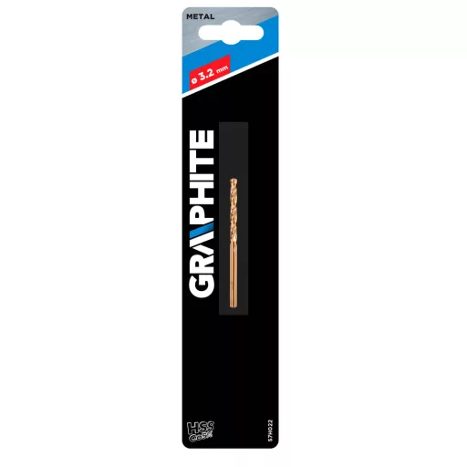 GRAPHITE Csigafúró HSS-COBALT 5% 3.2mm 57H022