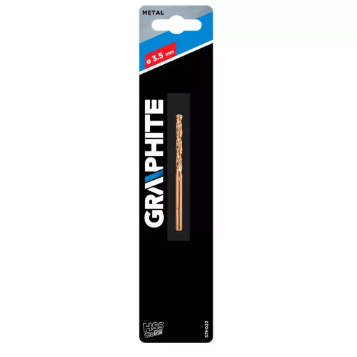 GRAPHITE Csigafúró HSS-COBALT 5% 3.5mm 57H023