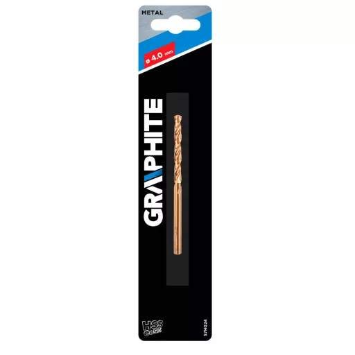 GRAPHITE Csigafúró HSS-COBALT 5% 4.0mm 57H024
