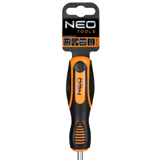 NEO TOOLS Csavarhúzó lapos 5.5x100mm 25 év garanciával 04-174