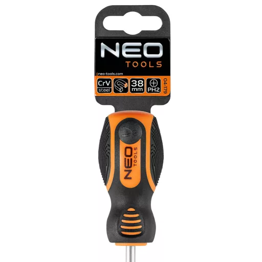 NEO TOOLS Csavarhúzó PH2x38mm 25 év garanciával 04-179