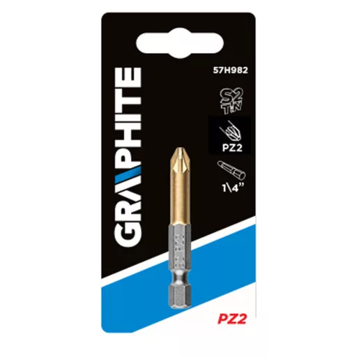 GRAPHITE Csavarhúzó bit PZ2, 50mm, 1/4" 57H982