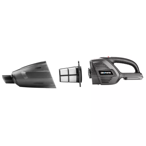 GRAPHITE Akkus kézi és padló porszívó 2az1-ben, Energy+ 18V, 3, 8kPa akku nélkül!!! 3 év garanciával 58G097