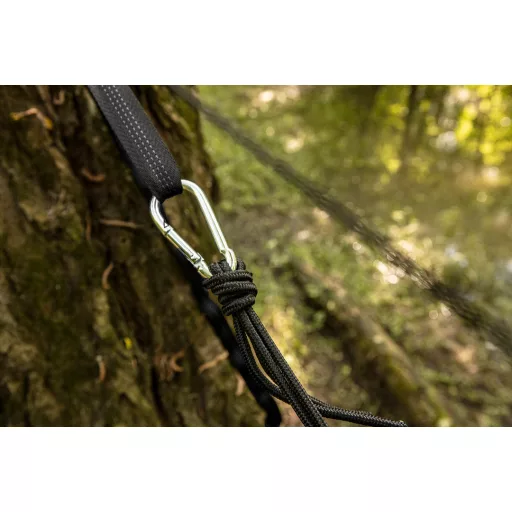 NEO TOOLS Függőágy szúnyoghálóval 330x140cm, 210T nylon, maxterhelhetőség 200kg, sötétzöld 63-123