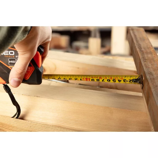 NEO TOOLS Mérőszalag, 3m/16mm, acél, mágneses, autostop+ rögzítő 67-231
