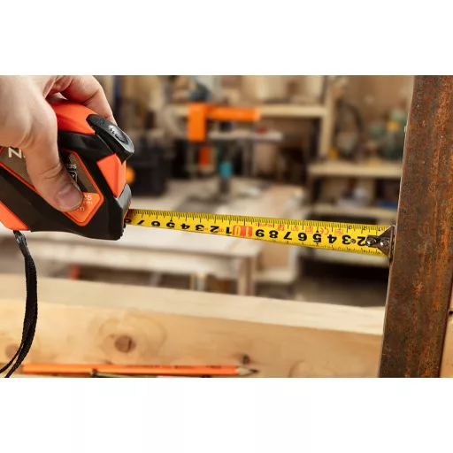 NEO TOOLS Mérőszalag, 3m/16mm, acél, mágneses, autostop+ rögzítő 67-231