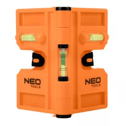   NEO TOOLS Oszlopvízmérték, állítható mágneses szárak, 3 libella 71-003
