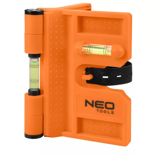 NEO TOOLS Oszlopvízmérték, állítható mágneses szárak, 3 libella 71-003
