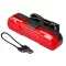 NEO TOOLS Kerékpár hátsó lámpa, 30lm, LED akkus, 3W 91-002