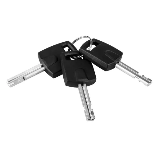 NEO TOOLS Kerékpárzár, összecsukható, vázra rögzíthető, 78cm 91-006