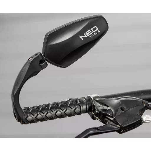 NEO TOOLS Kerékpár tükör, kormányvégbe szerelhető, akril lencsével 91-011