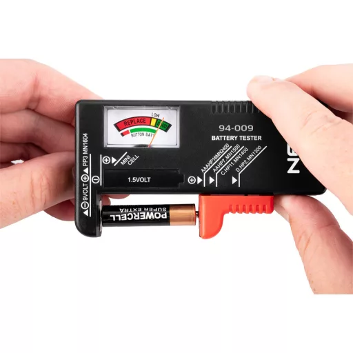 NEO TOOLS Akkumulátor és elemteszter, 1,5-9V-ig 94-009