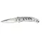 TOPEX Kés, összecsukható kés retesszel, 8cm penge, teljes 185mm 98Z105