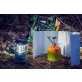   NEO TOOLS Kempinglámpa, 3 funkciós, összecsukható, 200lum, elemes 3xAA, COB LED, 3W 99-030