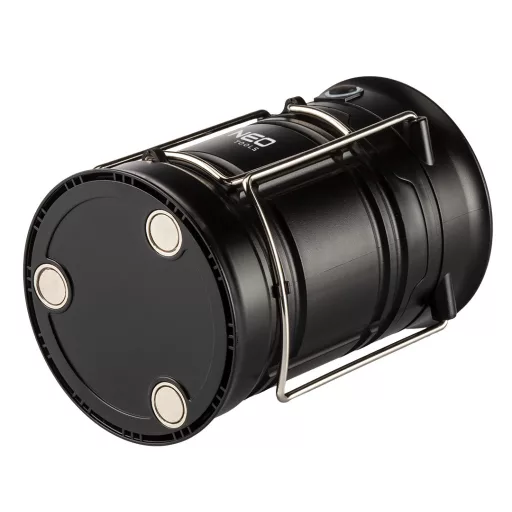 NEO TOOLS Kempinglámpa, 3 funkciós, összecsukható, 200lum, elemes 3xAA, COB LED, 3W 99-030
