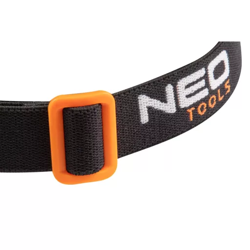 NEO TOOLS Fejlámpa, tölthető USB 180lum COB LED + mozgásérzékelővel 99-069