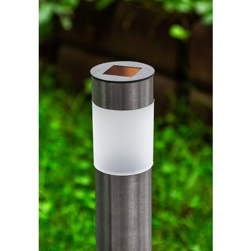 NEO TOOLS Kerti napelemes állólámpa, leszúrótüskével, LED ízzóval, alkonyérzékelővel 99-113