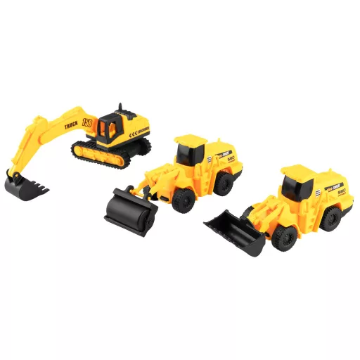 NEO TOOLS Játékszett építőipari gépekkel, kofferben GD042