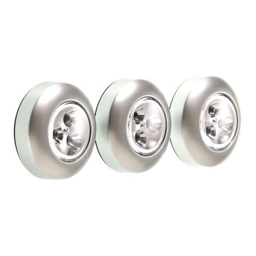 Nyomógombos mini LED lámpa 2db