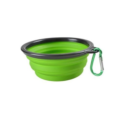 Latex hordozható etető és itató tál kutyáknak (350ML)