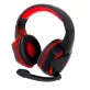 Esperanza Gaming fejhallgató mikrofonnal fekete/piros
