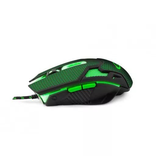 Esperanza vezetékes USB Gaming egér Cobra zöld 