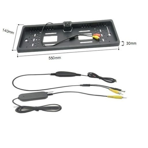 Rendszámtáblába épített tolatókamera