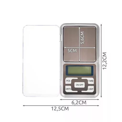 Digitális Ékszermérleg 500g 0.01g – Precíziós Zsebmérleg