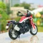 1:18 méretarányú Honda Africa Twin DCT öntött fém motorkerékpár modell