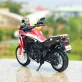   1:18 méretarányú Honda Africa Twin DCT öntött fém motorkerékpár modell