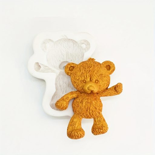 Aranyos medve szilikon öntőforma sütéshez