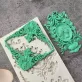   Szilikon Fondant Forma klasszikus Kameóval és díszes kerettel