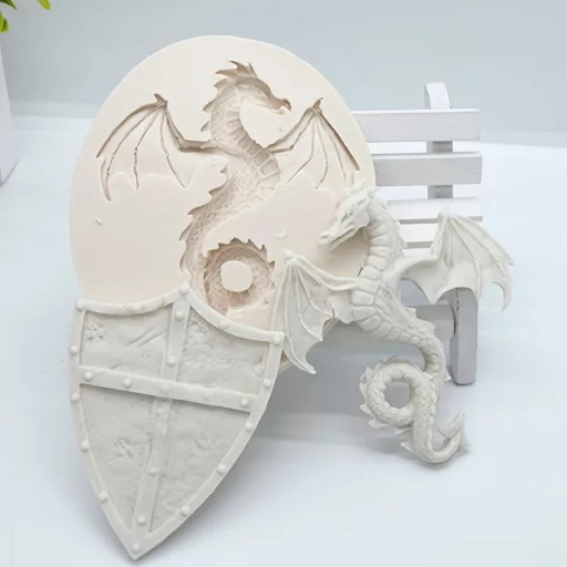 3D-s Sárkány Szilikon Öntőforma