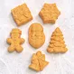 Karácsonyi szilikon tortaforma készlet