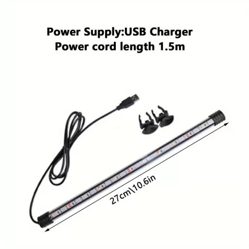 USB-tápellátású LED akváriumfény