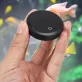   1db Mini kerek LCD digitális hőmérő, akvárium hőmérséklet-kijelző
