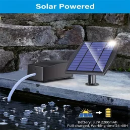   Napenergiás oxigénszivattyús akvárium levegőztető kültéri oxigénszivattyús hidroponikus növényi levegőztető