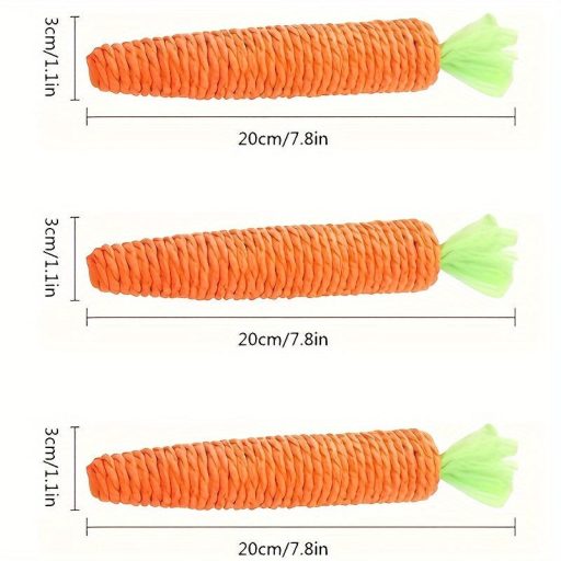 Sárgarépa alakú rágó játék macskáknak