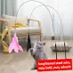   Macska tollas játék, 80 cm hosszú rúddal és 7 cm-es talppal
