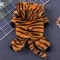 Tigris mintás meleg és aranyos kapucnis pulóver