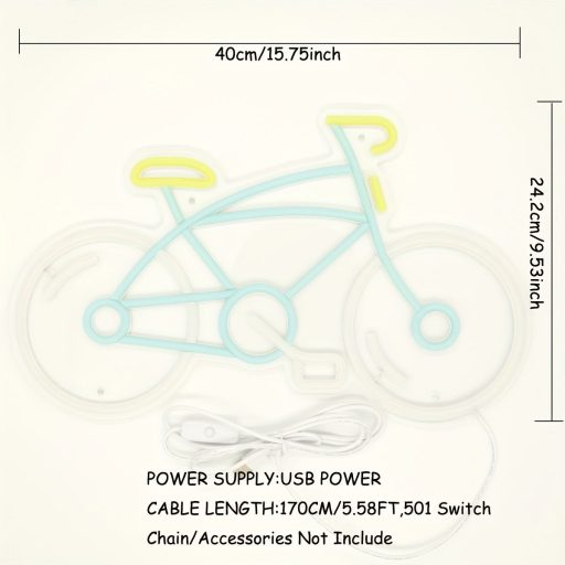 Kerékpár LED Neon Tábla