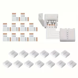10db LED Fénycsík Csatlakozó