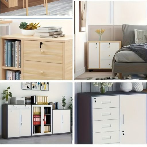 Fém irodai asztal fiókzár