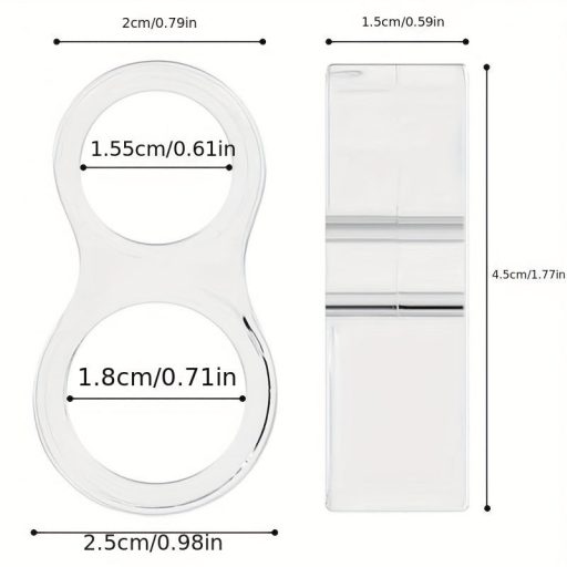 15db átlátszó szilikon kilincs csapódás gátló