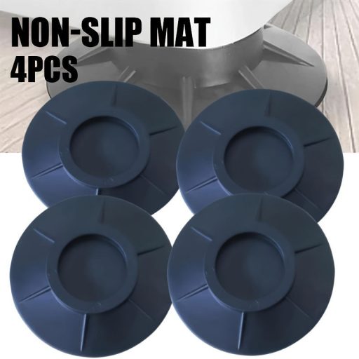 4db Anti-Vibrációs Mosógép Párna - Csúszásmentes, Zajcsökkentő Műanyag