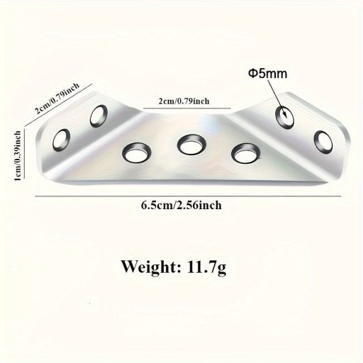 32 darabos Erős Rozsdamentes Acél Sarokmerevítő Készlet