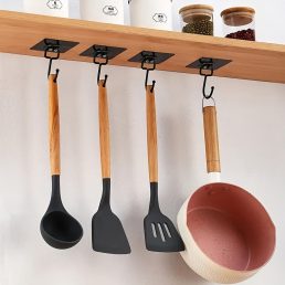   2db Erős Öntapadós Falikampó Konyhai eszközök tárolására