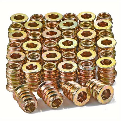 40db M6 Bútor Csavar Anyával