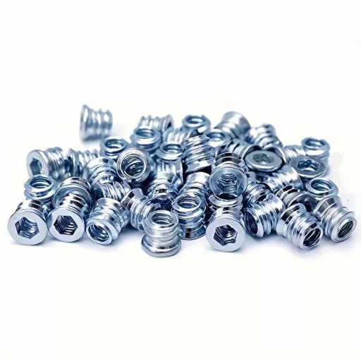 50db Menetes Betétes Anya, M6*13mm (1db Imbuszkulccsal)